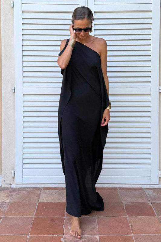 Flora™ Flowing Asymmetric Caftan With Belt