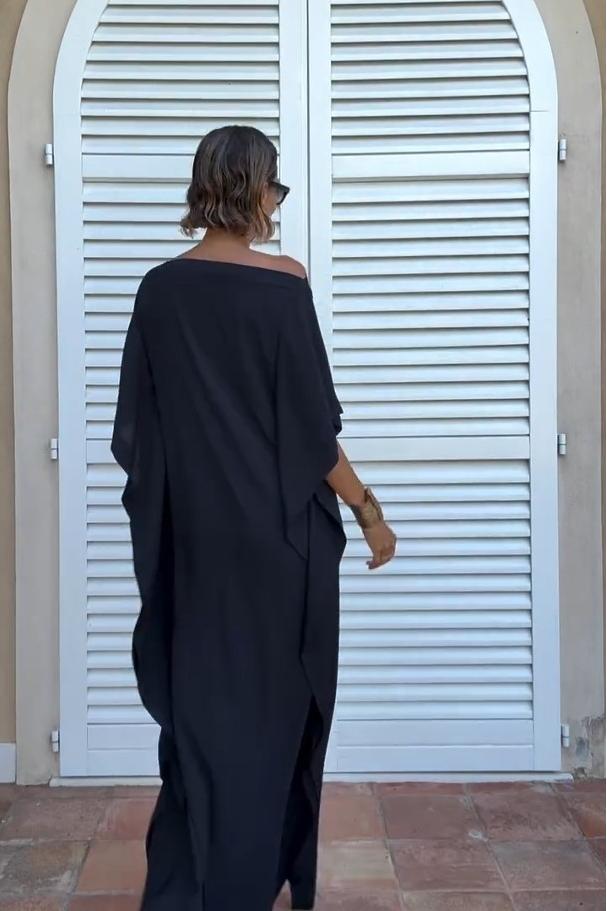 Flora™ Flowing Asymmetric Caftan With Belt
