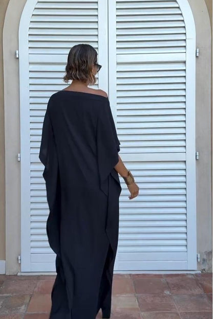 Flora™ Flowing Asymmetric Caftan With Belt