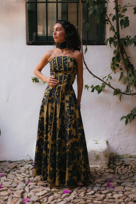 Riviera | Vintage Strapless Dress