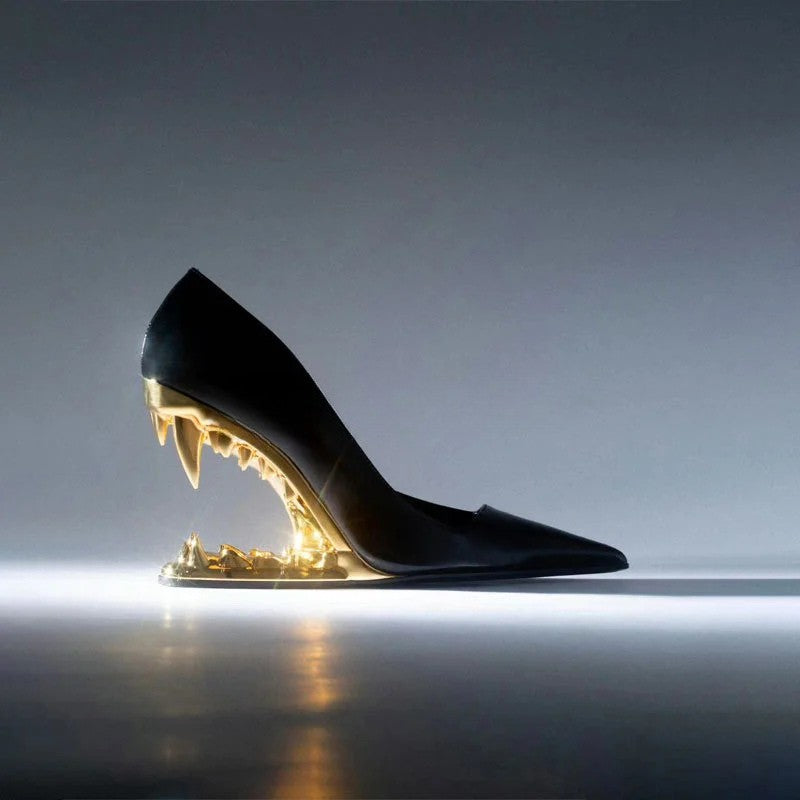 TALIA WOLF FANG HEELS