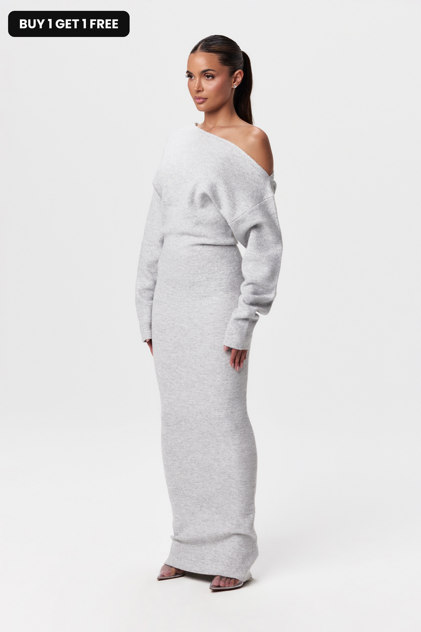 Soleil™ Off Shoulder Sweater Dress