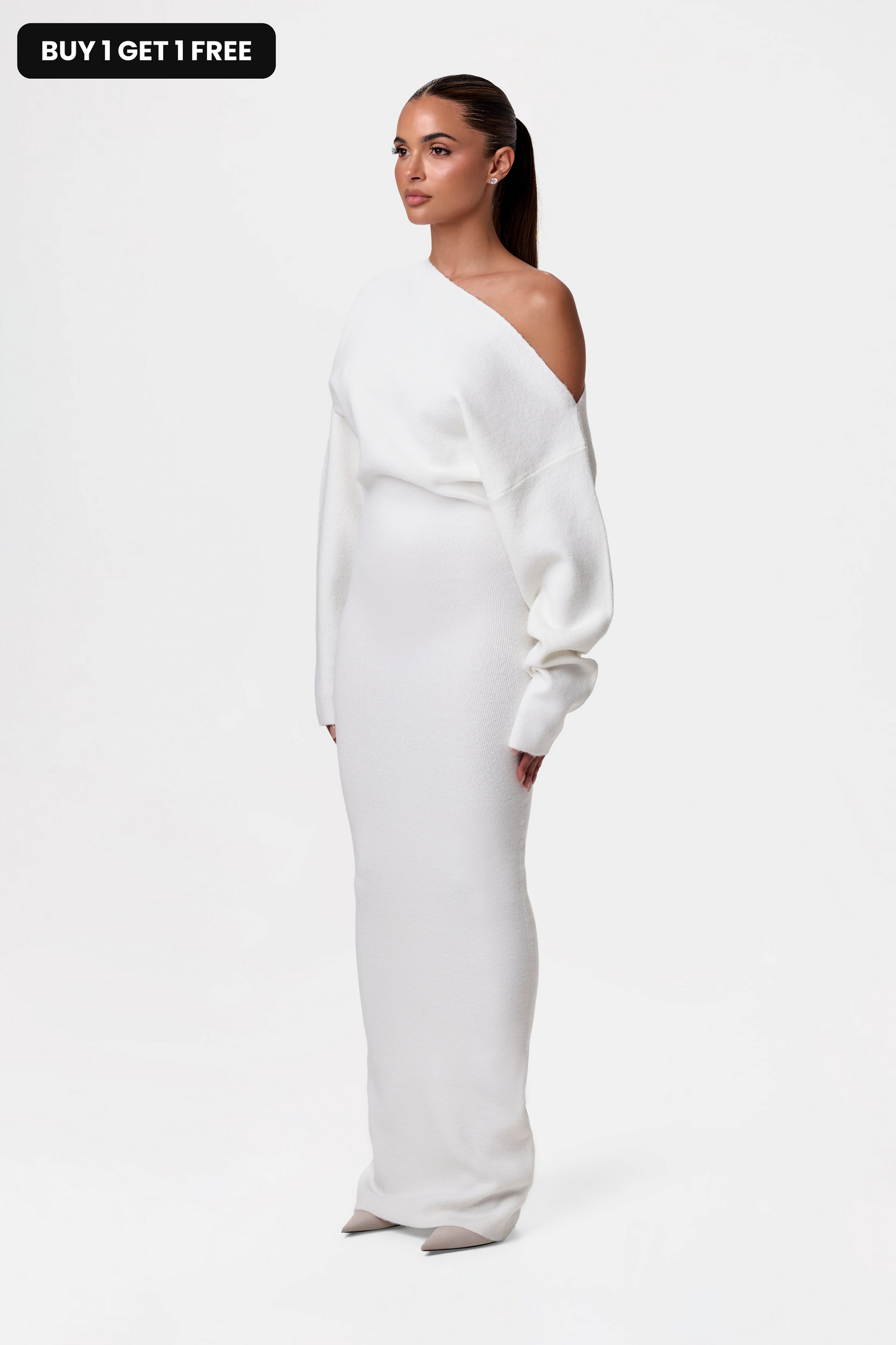 Soleil™ Off Shoulder Sweater Dress