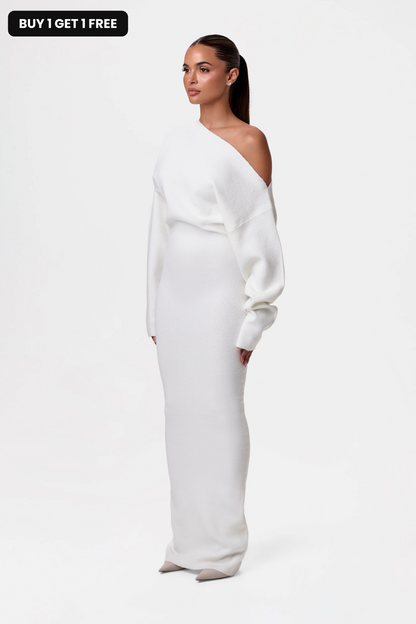 Soleil™ Off Shoulder Sweater Dress