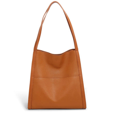 Amelia | Brown Leather Shoulder Purse