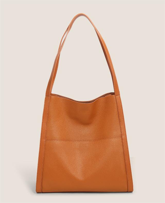 Amelia | Brown Leather Shoulder Purse