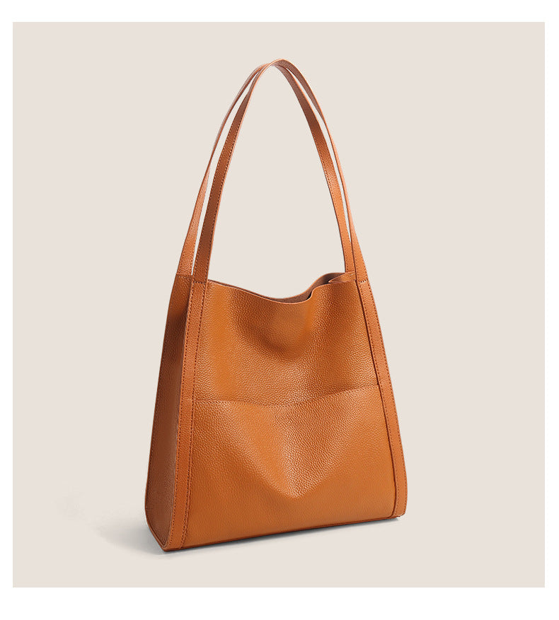 Amelia | Brown Leather Shoulder Purse