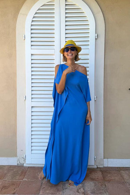 Flora™ Flowing Asymmetric Caftan With Belt