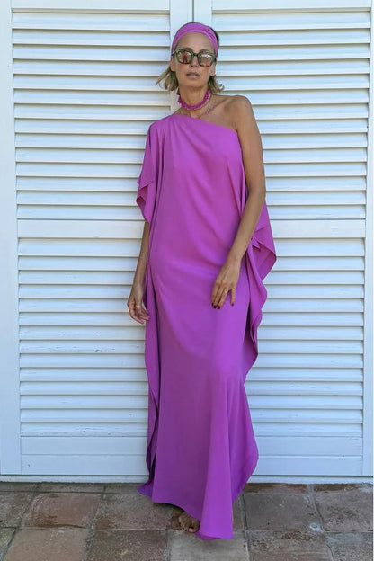 Flora™ Flowing Asymmetric Caftan With Belt