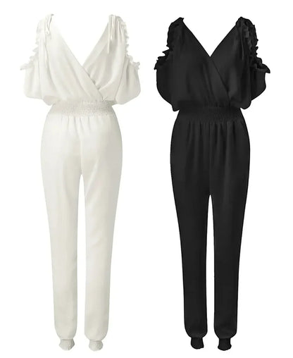 Celeste Cut-Out Shoulder Jumpsuit