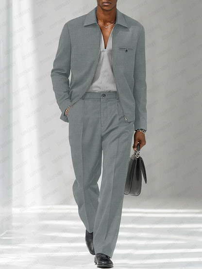 Modern Fashion Jacket Pants Set