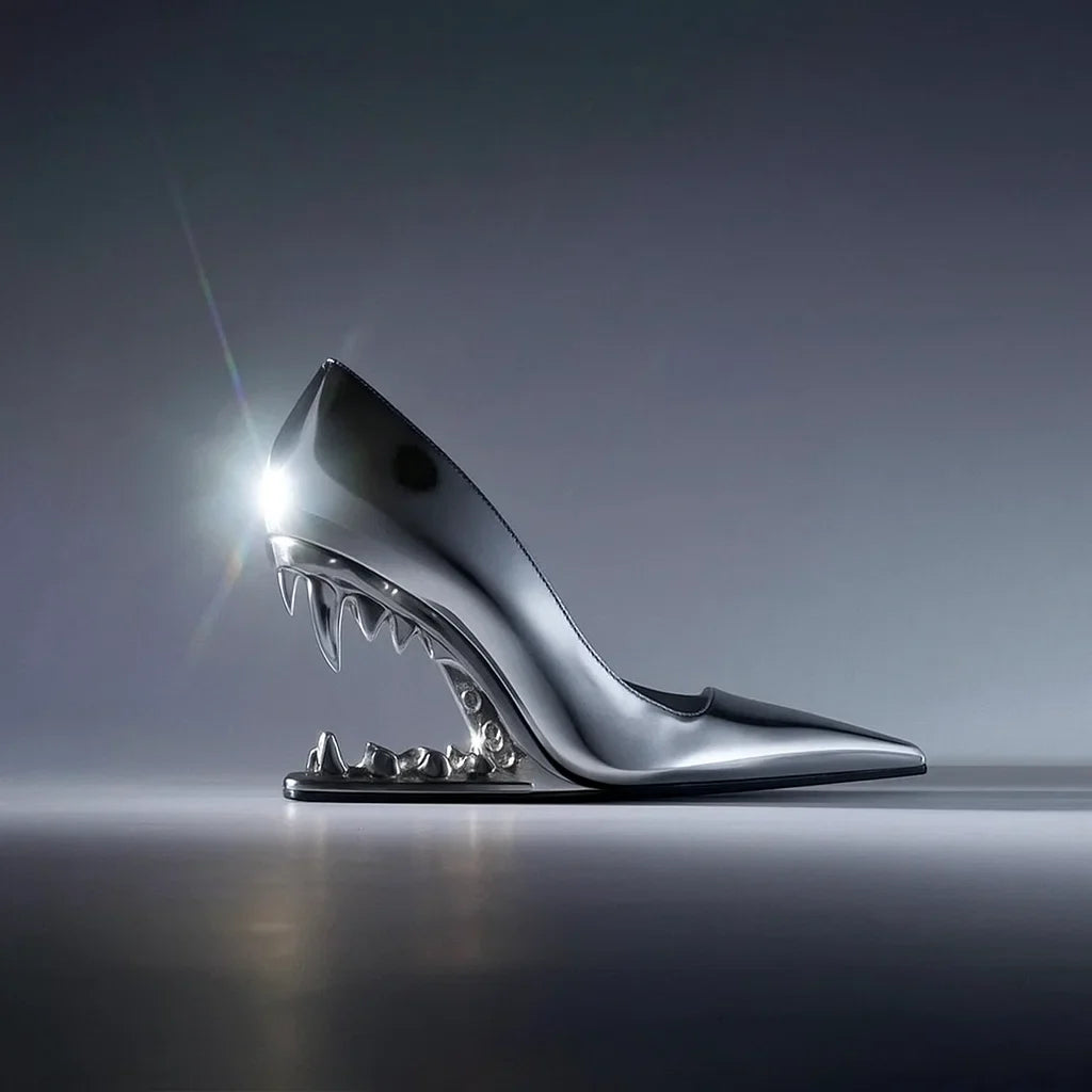 TALIA WOLF FANG HEELS