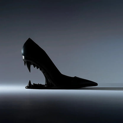 TALIA WOLF FANG HEELS