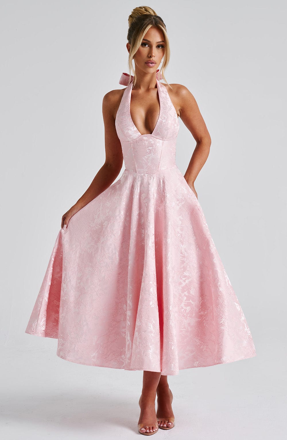 Helena Midi Dress - Blush
