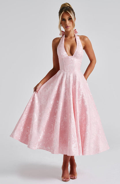 Helena Midi Dress - Blush