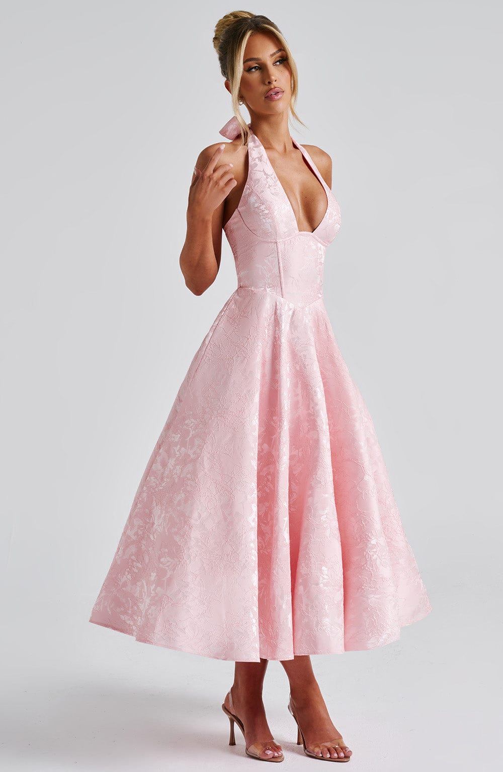 Helena Midi Dress - Blush