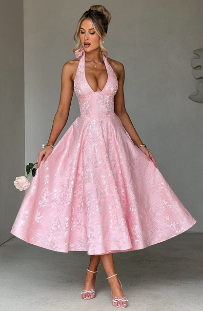 Helena Midi Dress - Blush