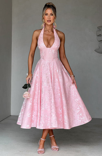 Helena Midi Dress - Blush